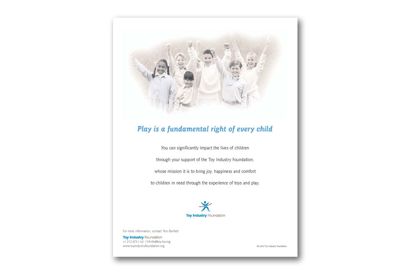 Toy Industry Foundation ad
