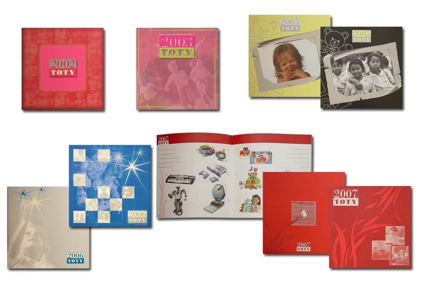 TOTY award ceremony programs - various years