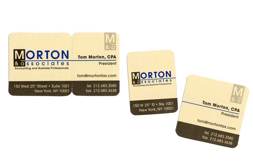 Morton & Associates business card