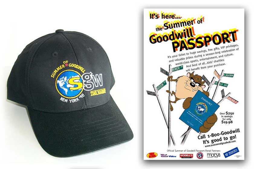 Summer of Goodwill baseball hats