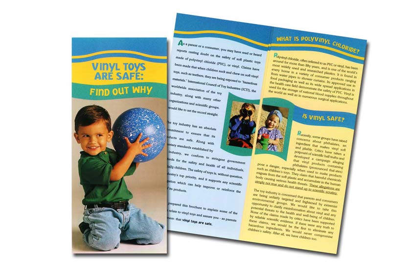 Vinyl Toys safety brochure