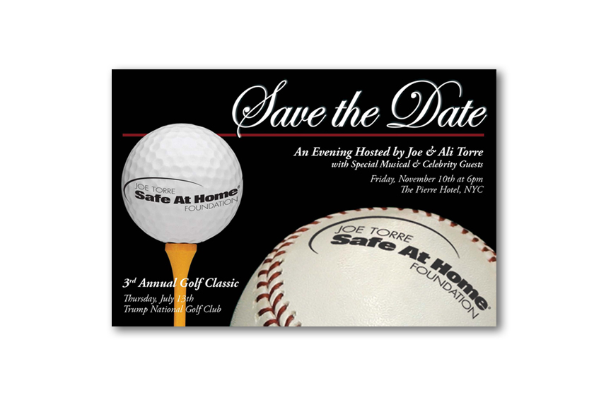 Joe Torre Safe at Home save the date