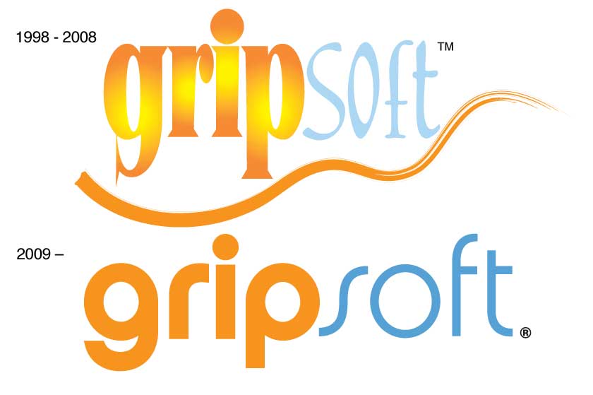 Gripsoft logos - generation 1 & 2
