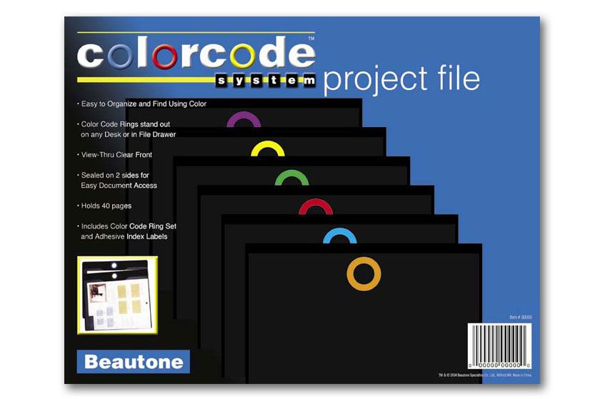 Beautone folder packaging