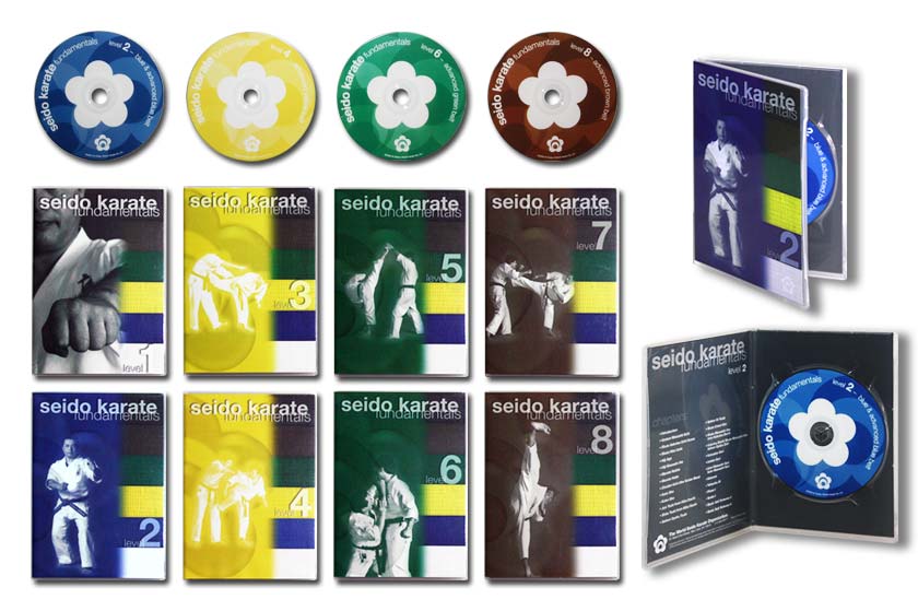 Seido Karate dvd packaging & line look