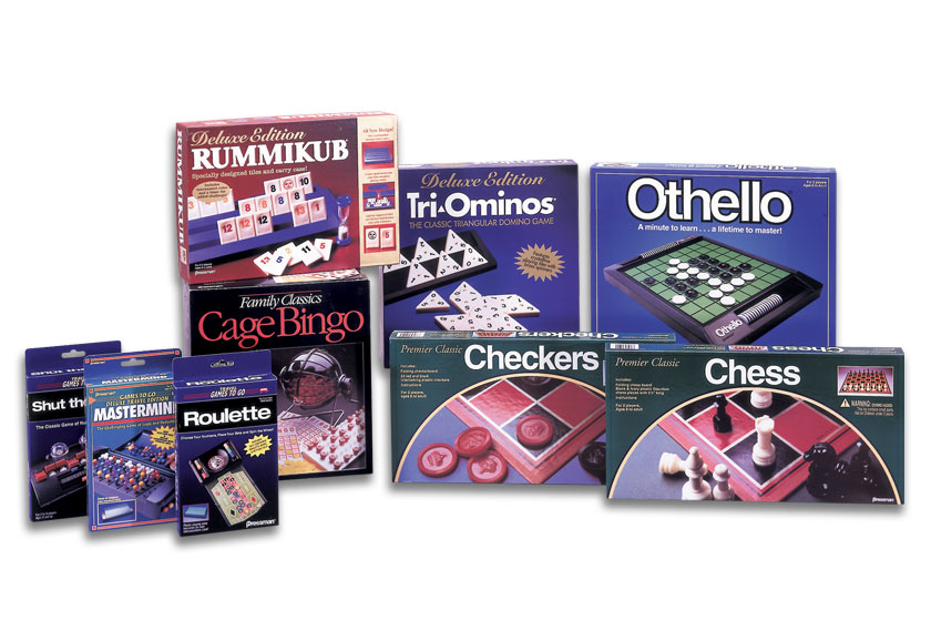 Pressman Toys various game packaging
